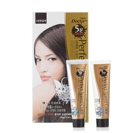 Bellish Perfect Speed ​​Color Cream Dark Brown 100g Squid Ink 5 Minute Hair Dye / 벨리쉬 퍼펙트 스피드 칼라크림 진한갈색 100g 오징어 먹물 5분 염색약