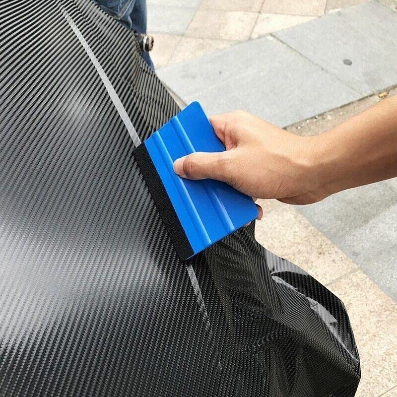 4PCS Car Wrapping Vinyl Squeegee Scraper Tool Wrap Soft Felt