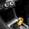 EZAUTO WRAP Universal Gold Diamond Shifter Chrome Aluminum Automatic Shift