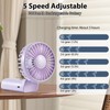 Leimaq Handheld Mini Fan, Handheld/Neck/Desk 3 in 1 Small Portable