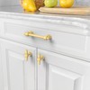 Amerdeco 10 Pack Brushed Gold Cabinet Pulls 3.75 Inch(96mm) Hole