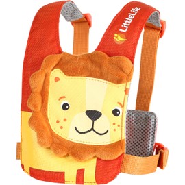 LittleLife Child & Toddler Safety Walking Harness & Reins, Lion (Orange),12 x 21 cm