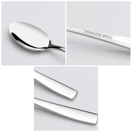 Zerdyne Pack of 12 Stainless Steel Coffee Spoons, Small Coffee Tea Spoon