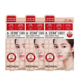 Mediheal [메디힐] 에이제로샷 트러블 드레싱 스팟 패치 80회용 X3개 Mediheal Azero Shot Troubling Dressing Spot Patch 80ea x 3 [Spot Patch 80 sheets x 3 packs]