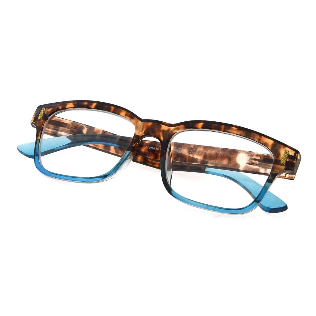 Womens Stylish Spring Hinge Reading Glasses Clear Lens Eyewear for Reading