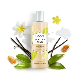 I LOVE Vanilla Milk Bodywash, 360ml