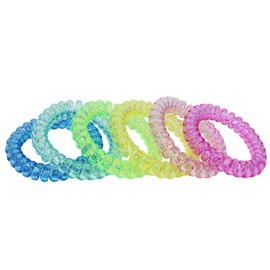 Sensory Fidget Bracelet Stretchy Coil Bracelets for Kids, 6 Pack Toddler Bracelets Funny Speech and Communication Aid Sensory Toys for Boys Girls with Autism ADHD Anxiety or Special Needs