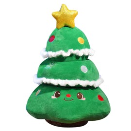 Christmas Tree Plush Toy,9in/23cm Xmas Tree Plush Pillow Toy for Kids,Cute Christmas Tree Stuffed Doll,Soft Toy Stuffed Animal Toys Gift for Girls Boys,Christmas Stocking Fillers,Winter Holiday Decor