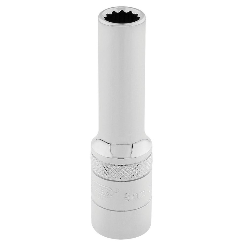 Draper 32818 Metric 3/8-Inch Square Drive Hi-Torq 12-Point Deep 8