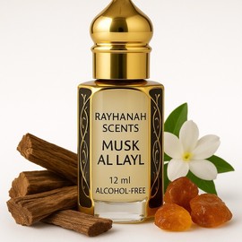 Rayhanah scents Musk Al Layl Perfume Oil Alcohol Free Arabian Attar Stick 12ml