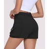 Aotasely Women's Cargo Skort High Waisted Cargo Shorts Button Bodycon
