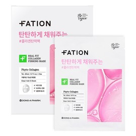 Partyon Real Fit Collagen Firming Mask 23ml, 5 packs, 1 piece / 파티온 리얼 핏 콜라겐 퍼밍 마스크 23ml, 5개입, 1개