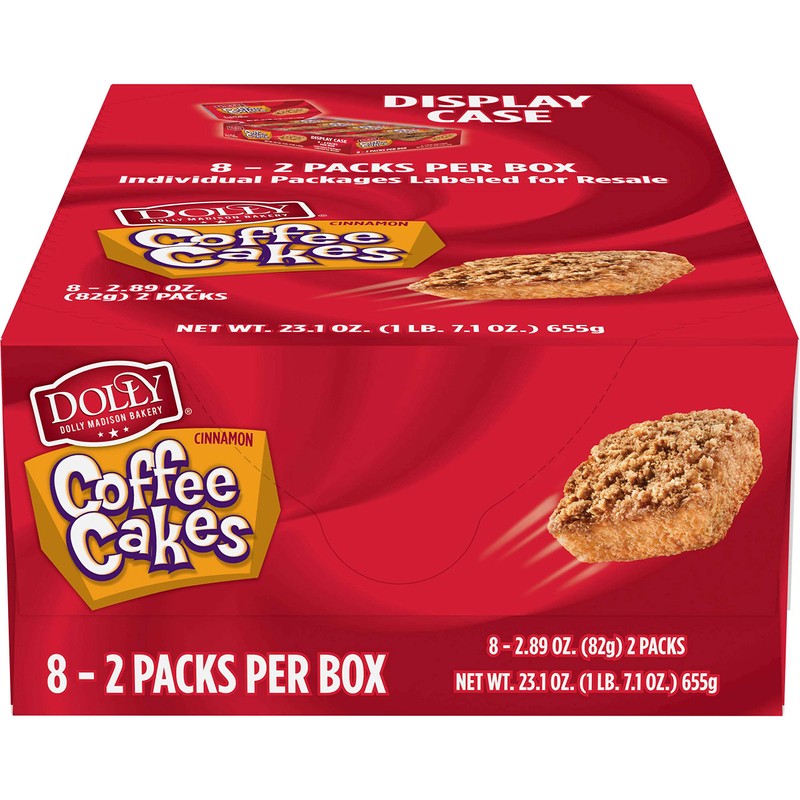 Dolly Madison Coffee Cakes | 2.89 Oz | 8 Count