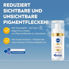 NIVEA LUMINOUS630 Anti-Pigmentflecken Intensiv-Serum, Gesichtspflege mit Thiamidol f√ºr einen ebenm√§√üigeren & strahlenderen Teint, Serum gegen Pigmentflecken (30 ml)