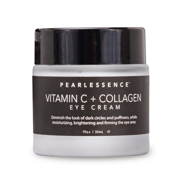 Pearlessence Vitamin C + Collagen Eye Cream Jar, 1 oz