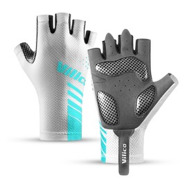 Vilico Cycling Gloves for Road Bike and Mountain Bike - Non-Slip, Breathable, Wear-resistant with Cushioning Pad - Lightweight and Comfortable Cycling Gloves for Road and Off-Road