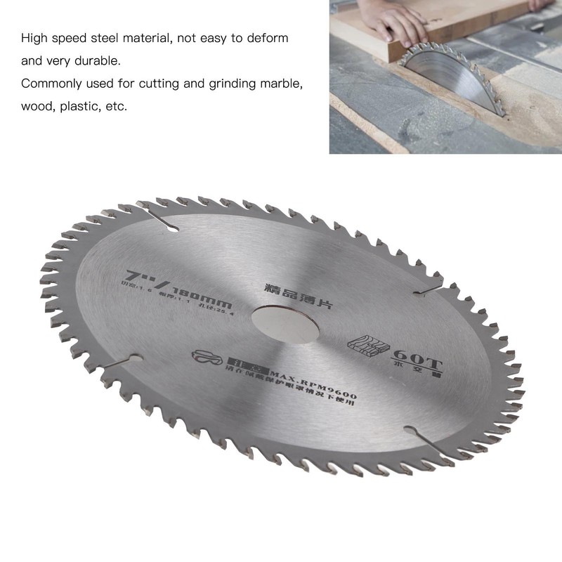 Circular Saw Blade High Speed Steel 18cm Saw Wheel Cutting