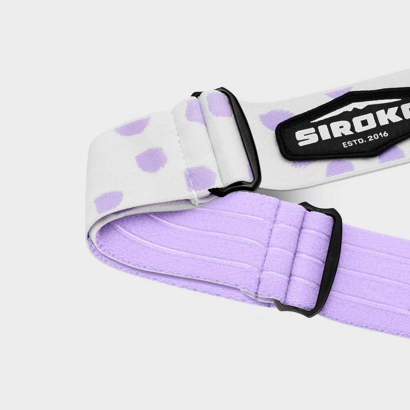 SIROKO - GX Truffles Kids Snowboard and Ski Goggles Purple