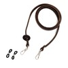 okuda-belt Kudu Genuine Leather 2-Way Neck Strap, Neck Holder, Negative