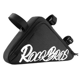 ROCKBROS Frame Bag Bicycle Triangle Bag for MTB Road Bikes Ebike Triangle Bag Bicycle Bag Frame Tool Bag 1.4 L Black