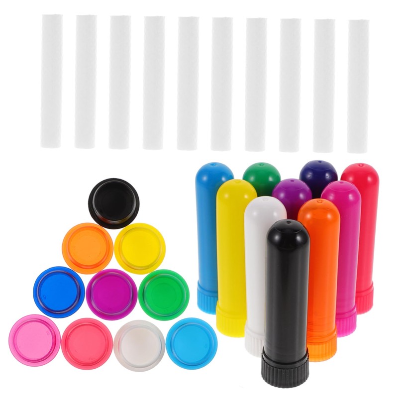 KOMBIUDA 5sets Essential Oil Stick Aromatherapy Nasal for Essential Oils