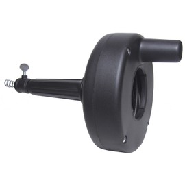 Cobra 84150 DRUM AUGER W/CABLE,Black,1/4" x 15'