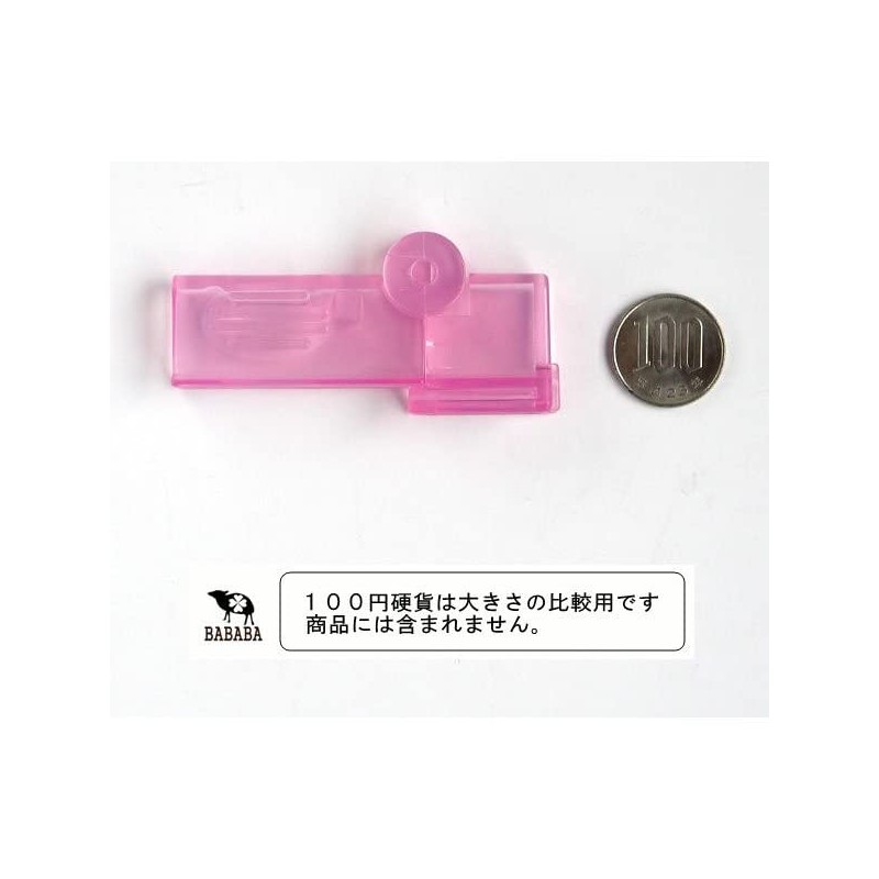 Echo Metal 1228-100 Pack Milk Clips, Assorted Clear/Pink