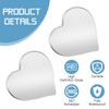 2 Pcs Blind Spot Mirror，Cars Heart Side Mirror Blindspot Glass