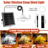 Grinsvalley 4 Set Solar Fan for Chicken Coop with Shed
