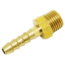 SK11 HN-1207 0090 Hose Nipple External Threaded R (PT) 1/4 Hose Inner Diameter 0.26 inches (6.5 mm) H7 x 2M