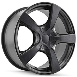 VViViD Auto Rim Air-Release Adhesive Vinyl Wrap 24 Inch x 30 Inch 4 Sheet Pack (Matte Metallic Charcoal)