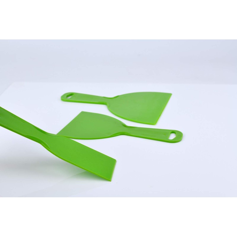 zYoung 5 Pcs Putty Knife, Large Size Pack, Flexible Plastic