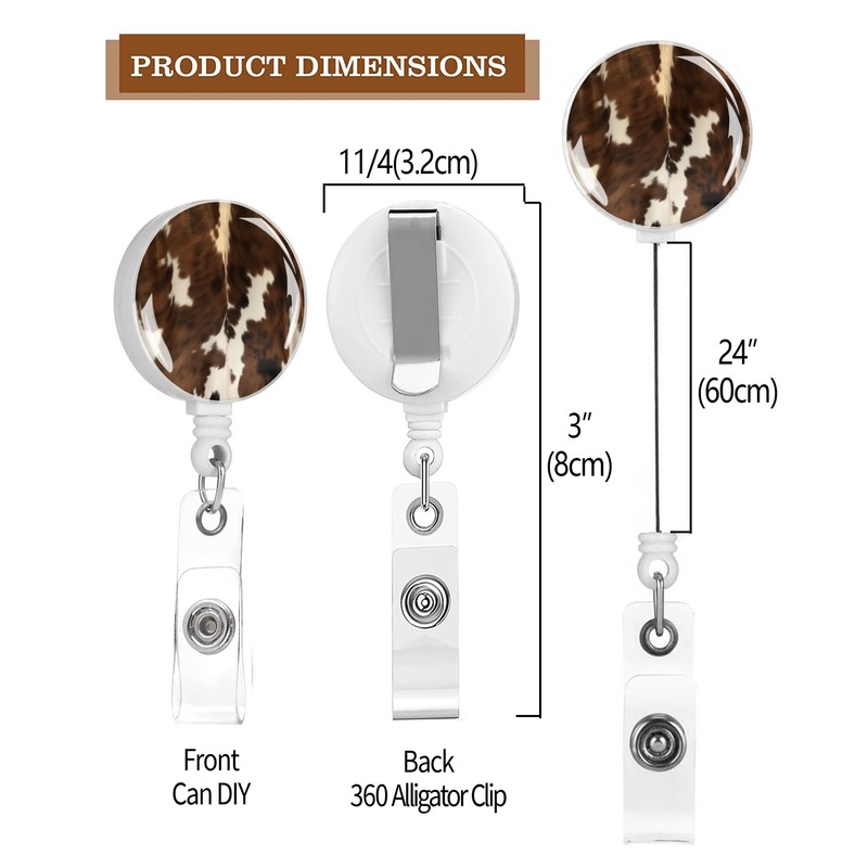 Badge Reels Retractable,Id Badge Holders Retractable,Badge Clips Retractable ID Card