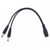 BronaGrand 2pcs DC Power 1 Female to 2 Male 5.1mm