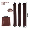 Pack of 3 Heatless Curls, Flexi Rods with Hooks, Overnight,