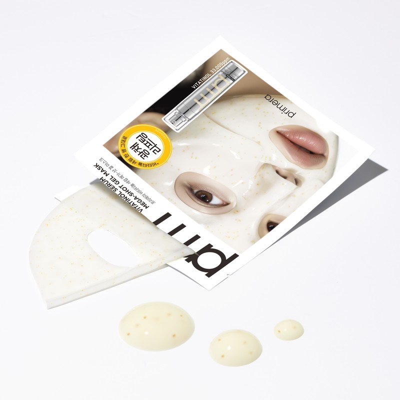 Primera Vitatinol Serum Mega-Shot Gel Mask Sheet 4+1ea Set -
