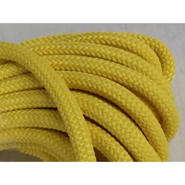 1/2 Inch by 50 Feet Yellow Double Braid Nylon Rope