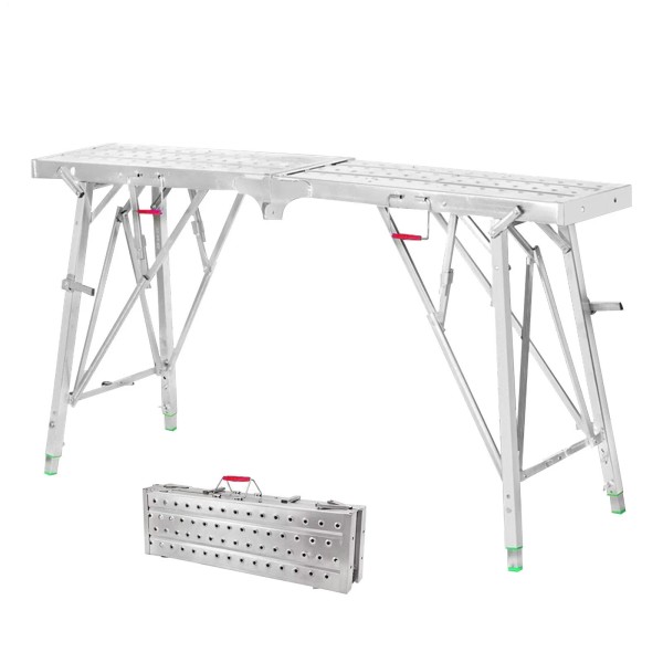 Hunter 140 x 25cm Folding Scaffolding Platform Work Bench Scaffold