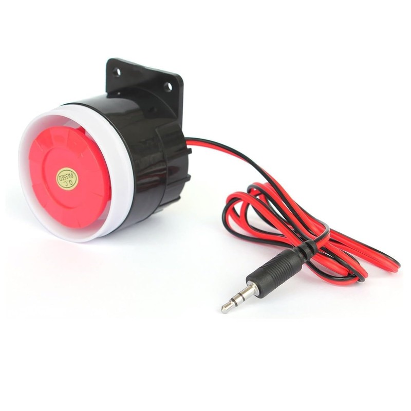 Switian 12 V Wired Mini Siren for Home Security Alarm
