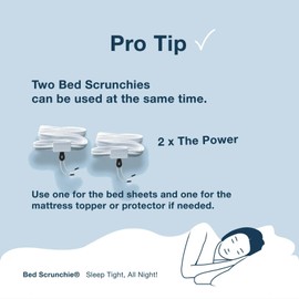 Bed Scrunchie Sheet Holder Extender Straps with Clips, Fits All Mattresses