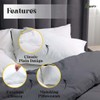 EGYPTO Polycotton Grey Single Duvet Cover Set - Soft, Breathable