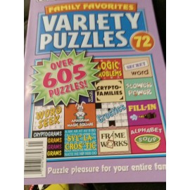 Family Favorites Variety Puzzles 72