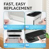 KNKA Genuine Air Purifier Replacement Filter, True HEPA Filter Compatible