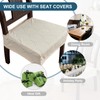 YUEANG Removable Washable Dining Chair Seat Covers Set of 2,Stretch