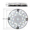 Partsam 2Pcs 7" Round White LED Backup Lights 17 LED