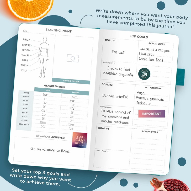 Clever Fox Wellness Planner - Weekly & Daily Health and