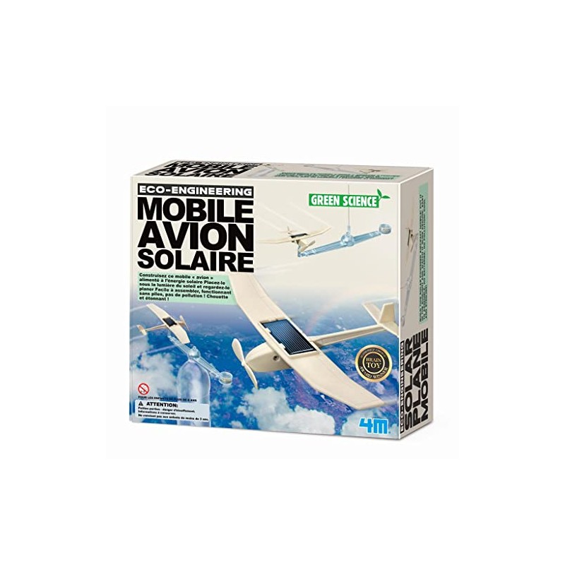 Kit de fabrication Green Science : Avion Solaire