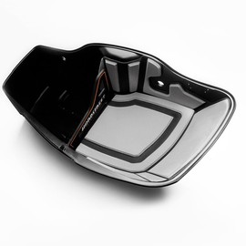 RYT-There Saddle Bag Shelf Kit - Single (right) Highside Organizer for 2024-2025 Harley-Davidson Chopped Bags-Convert from Quick Access Shelf to Stowing Away for Large Items (Gray/Black)