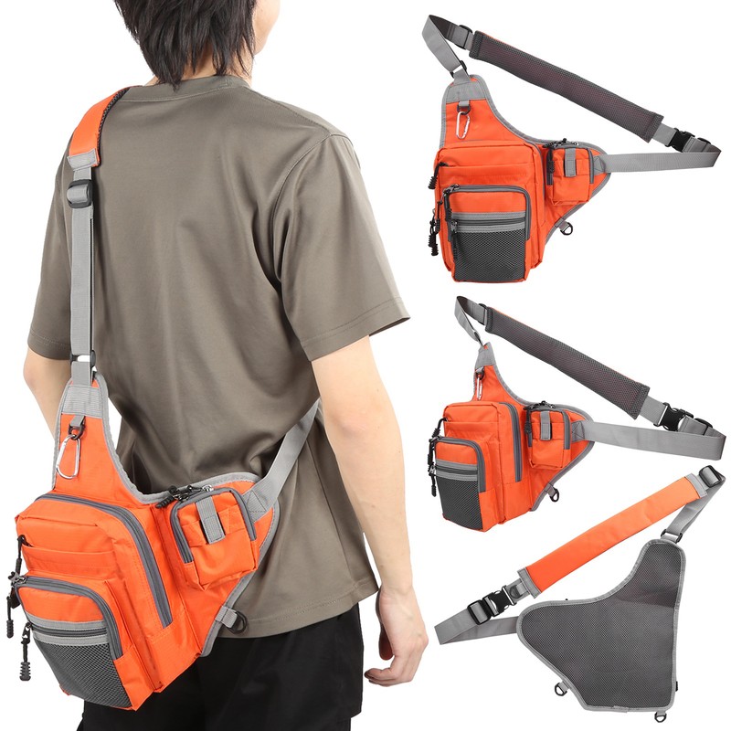 Fishing Bag Waist Outdoor Sport Multifuction Canvas for Cycling Mountain