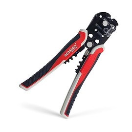 BOOSDEN Pinzas de pelacables automática, Pelacables y herramienta de engaste automática, Alicates de pelado de cables 3 en 1 con cortador de cables y 